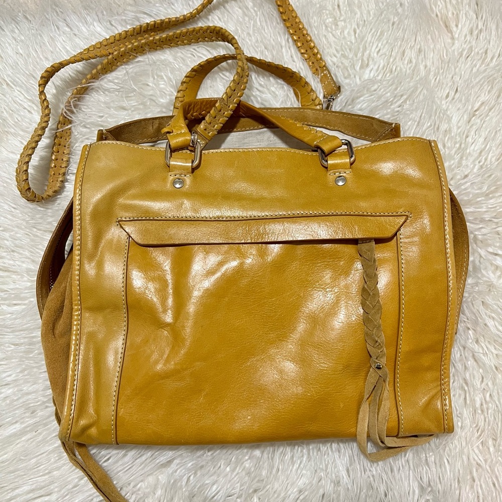 Zara Mustard Yellow Leather Purse